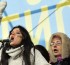 Eurovision winner leads Ukrainian protest