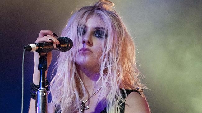Taylor Momsen burnishes her bad girl image in her new music video. Picture: Splash News