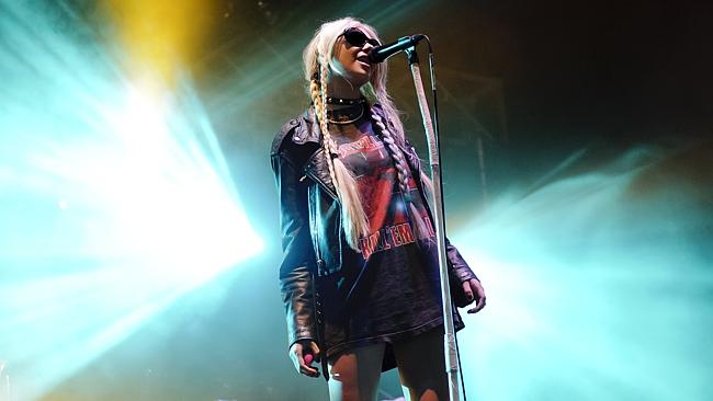 Taylor Momsen performs at the Wireless Festival in London in 2011. Picture: AP