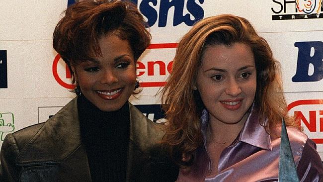Tina Arena after a one of her four wins at the 1995 Aria Awards ceremony in Sydney.