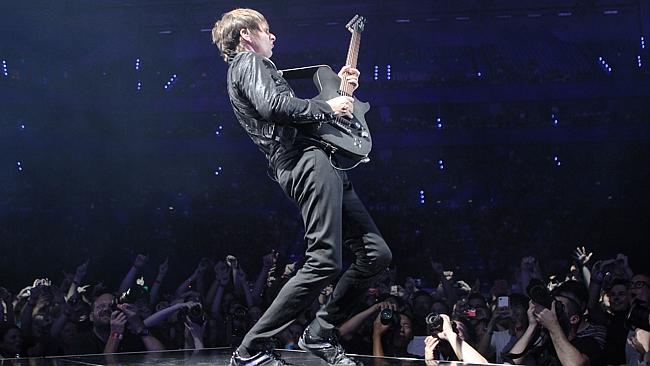 Muse kicked off their Australian tour at Perth Arena last night. Picture: Sean Middleton