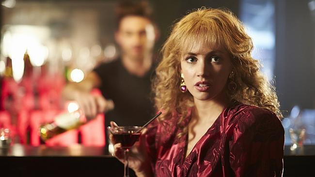 Samantha Jade as Kylie Minogue in Never Tear Us Apart. 