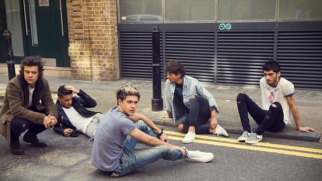 One Direction have sold 20 million albums so far. Picture: Supplied