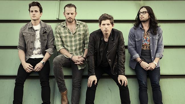  Bad weather has forced the Kings Of Leon to postpone their Sydney Harbour gig. Picture: Dan Winters 