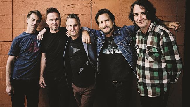 Rocking on ... Pearl Jam are playing at the Big Day Out. 