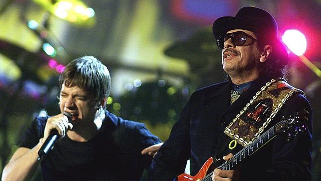 Rob Thomas and Carlos Santana won a Grammy for their song 'S...