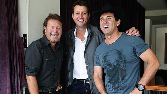 A happier Troy Cassar-Daley, Adam Harvey and Lee Kernaghan celebrated their nominations for the 2014 Golden Guitars last mont...