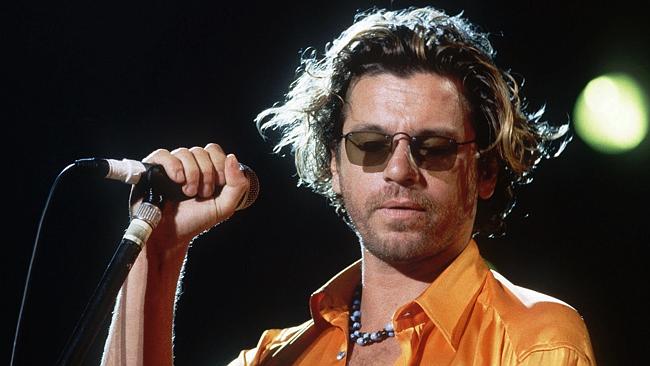 Michael Hutchence during an INXS concert at the Paleo Festival in Nyon, Switzerland, 1994. 