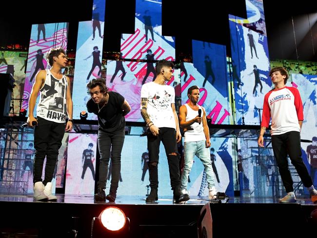 One Direction, who toured Australia this year also had lots of fans buying their album.