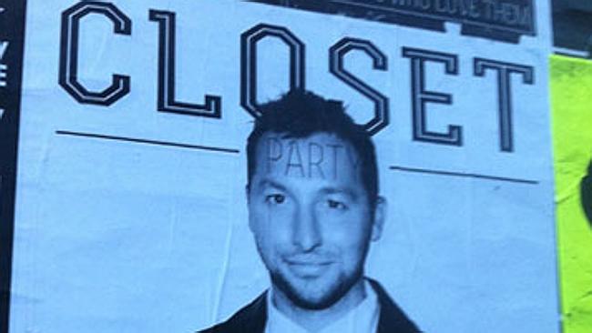 Public insult? ... Ian Thorpe featured on posters in Melbourne last year. Pic: Twitter.
