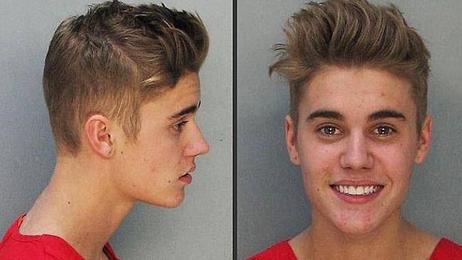 HAPPY DAYS: Justin Bieber's smiling ...