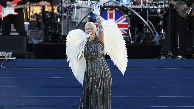 Annie Lennox performs on stage during the Diamond Jubilee concert at Buckingham Palace in 2012. Spice Girls manager Simon Ful...