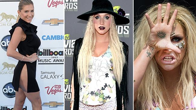 A few of Ke$  ha's many looks. Pictu...