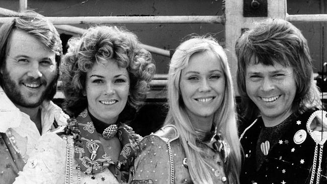 Costumes about tax not style ... Pop music band Abba says the reason they wore such outra