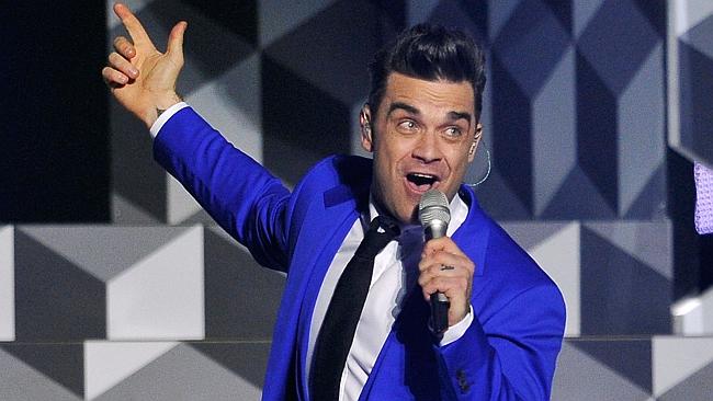 Robbie Williams will perform in Sydney at the Today Show. Picture: Matt Kent/Getty