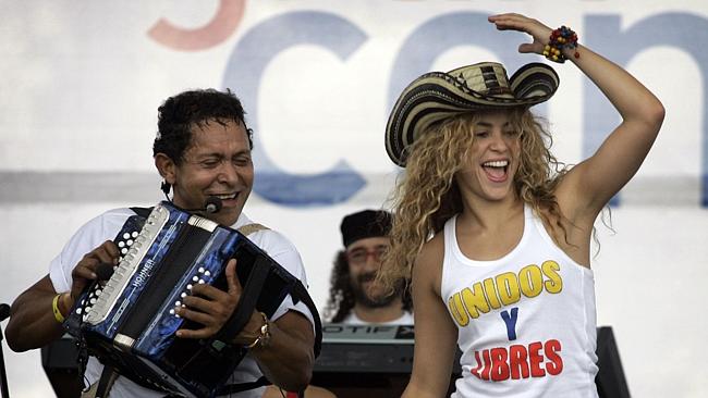 Shakira cancelled a gig because the stage was unsafe. (AP Photo/William Fernando Martinez