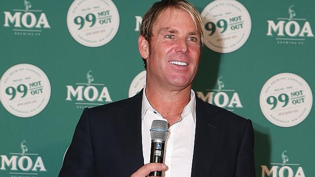 Warnie won’t say if he’s single, but he did admit he’s work...