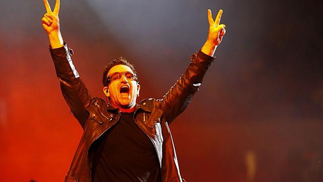 Bono loves to sleep in his own bed. (AP Photo/Jerome Delay)