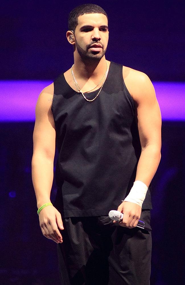 He was not a good boy and he knows it: Drake, while on tour last year. Picture: AP