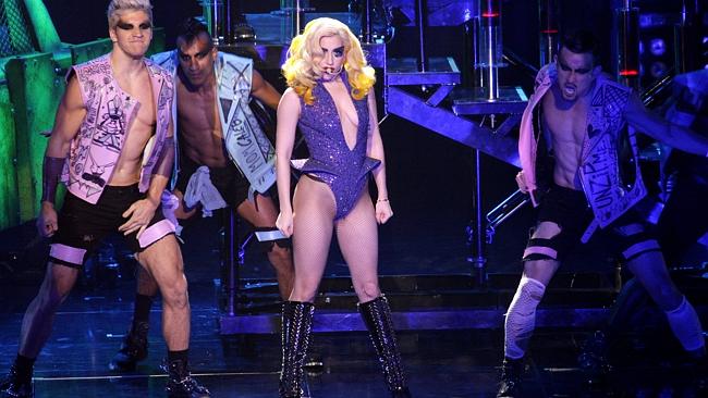Singer Lady Gaga performs in opening concert of her Australian tour last year.