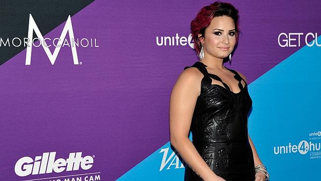 Singer Demi Lovato was not impressed with Gaga’s onstage vomit stunt. Picture: Getty