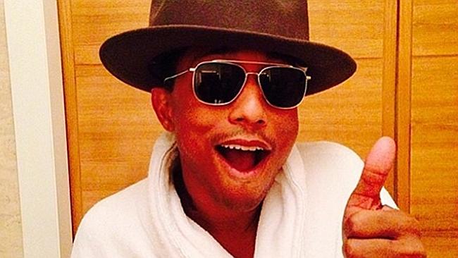 Happy ... Singer Pharrell Williams has ended his legal feud with Will.i.am.