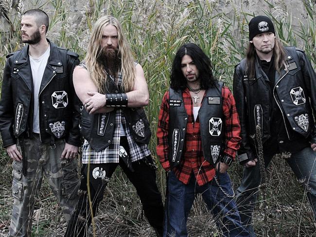Zakk Wylde, second from left, was accidentally sent to a porn shoot by his mum.