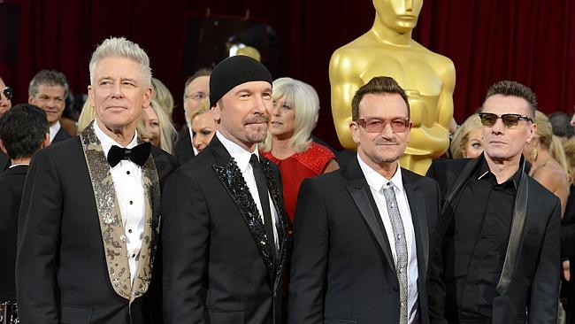 A rejection letter sent to U2 has been uncovered. Picture: AP