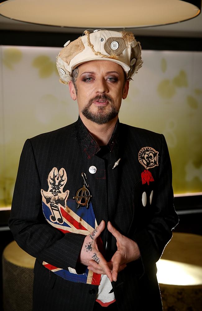 Pop icon ... Boy George isn’t one for clinging to the past - he prefers to look forward.