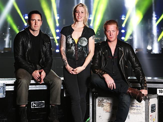 Nine Inch Nails, Queens Of the Stone Age and Brody Dalle (Josh Homme’s Australian wife) k