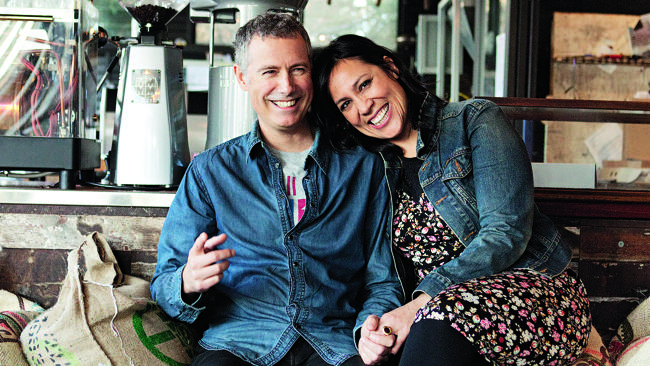 Kate and her husband Lee Rogers, 47, have been together for two decades. Picture: Damien 
