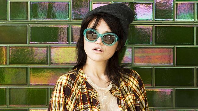 Good friend ... American pop star and model Sky Ferreira opened for Miley Cyrus on the Am