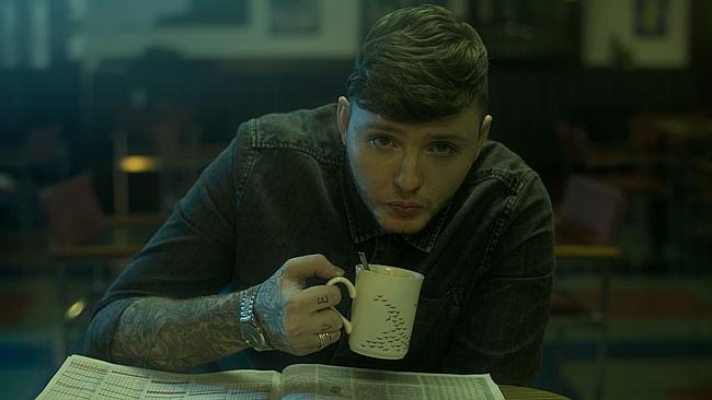 X Factor winner James Arthur, pictured replenishing his fluids before his next public out
