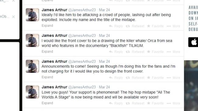 We love the subtle imagery Arthur evokes in his description of the album cover.