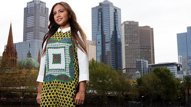 No borders ... Jessica Mauboy will be the first solo artist from outside the European Uni