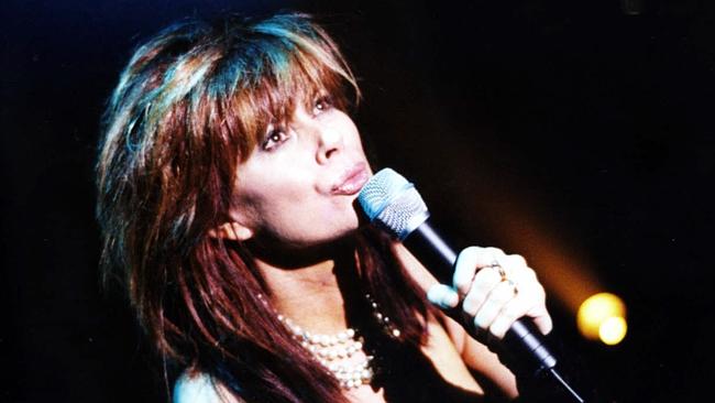 Singer Chrissy Amphlett ... performing in 2004, expressed her wish that I Touch Myself wo