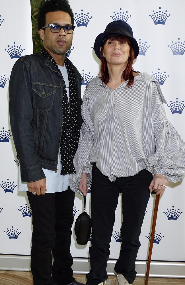 In love ... musician Charley Drayton and his wife Chrissy Amphlett. Picture: Fiona Hamilt