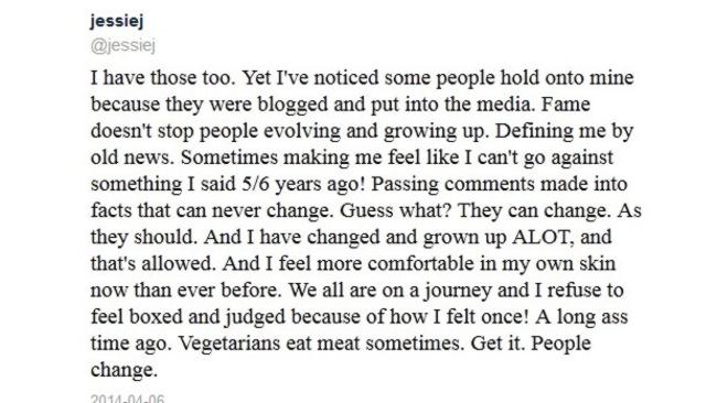 Her follow-up.