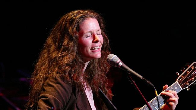 Famous wife... Edie Brickell is a well-known singer in her own right. Picture: Matthew Pe
