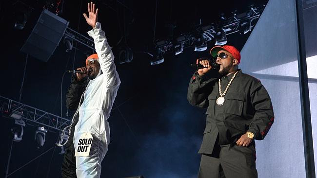 Coming to Oz: Outkast performs onstage during day 1 of Coachella Music Festival, 2014.