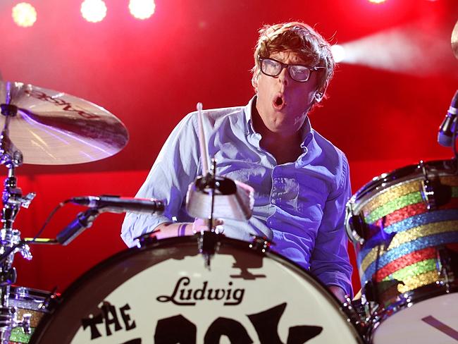 Patrick Carney at the Sidney Myer Music Bowl.