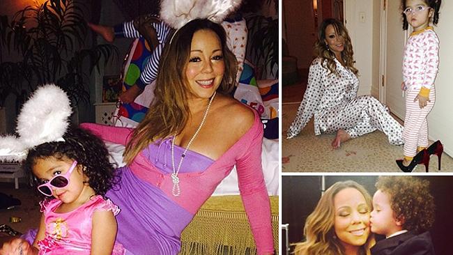Carey and co ... Mariah likes to post photos of her twins on Instagram.