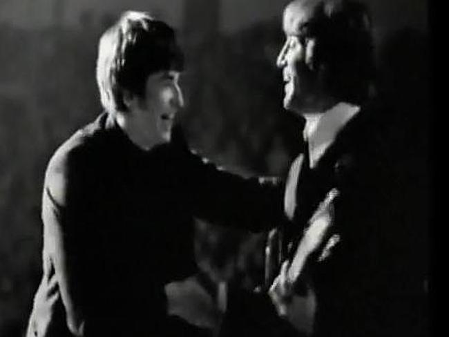 Brent McAuslan shook hands with John Lennon ...