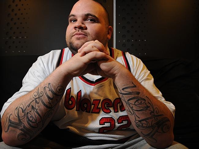 Rapping at National Indigenous Music Awards ... Artist Briggs.