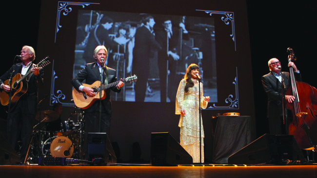 Their carnival’s not over ... The Seekers, pictured on their recent UK tour, have been ho