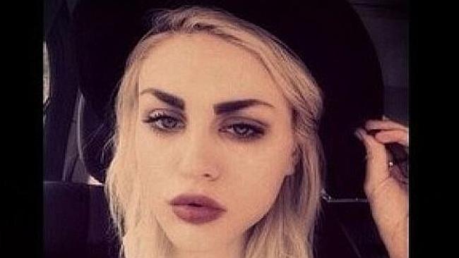 Death isn’t cool ... Frances Bean Cobain has accused Lana Del Rey of romanticising her fa