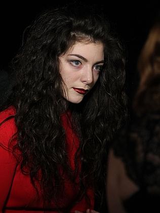 Lorde wins the APRA Silver Scroll Award in Auckland.