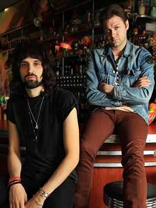 Kasabian's Sergio Pizzorno and Tom Meighan.