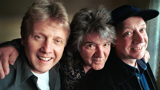 Music legends ... Darryl Cotton, Jim Keays and Russell Morris in 2000.