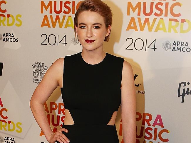 Crowd favourite ... Megan Washington arrives at the APRA Awards. Picture: Chris Hyde/Gett